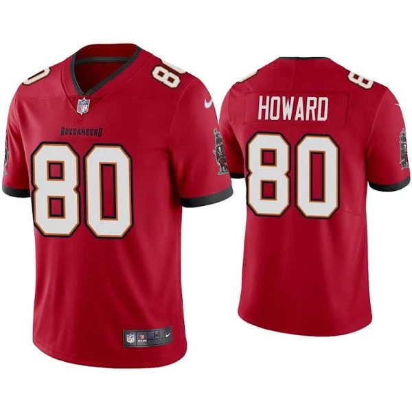 Men Tampa Bay Buccaneers #80 O.J. Howard Nike Red Vapor Limited NFL Jersey